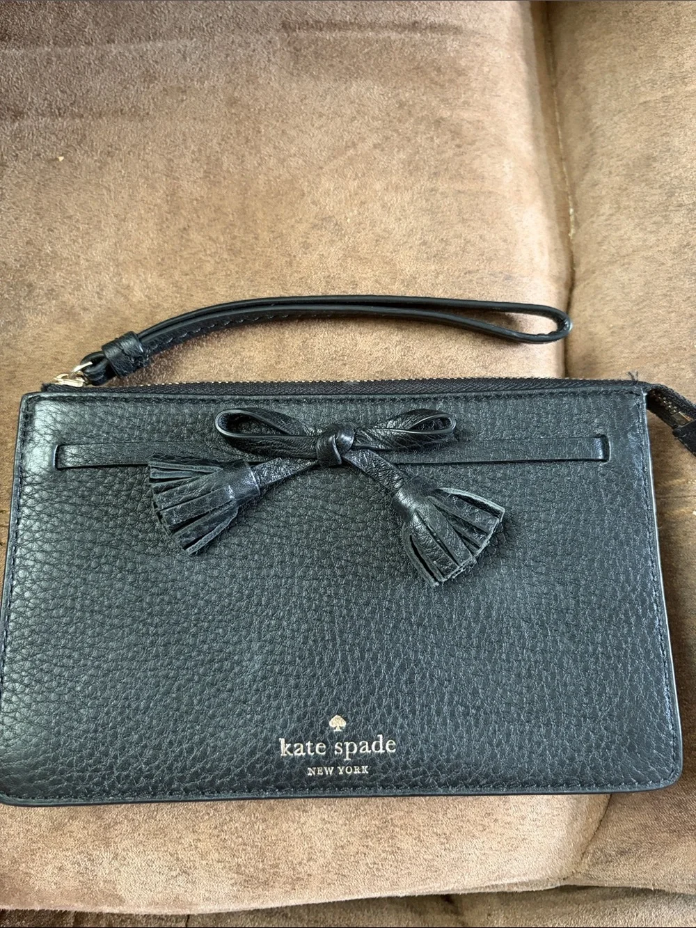 kate spade Black Wristlet